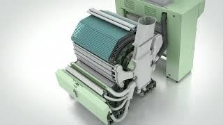 Rieter Carding Machine | #textile #machine #carding #yarn #cotton