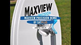 Demonstration of the Maxview Precision Mobile Portable Caravan Pay Tv, VAST Satellite System