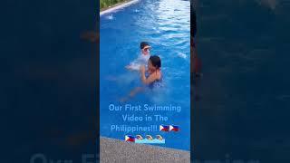 My first swimming video in The Philippines ‍️‍️ #swimmingvideo #swimmingpool #philippines