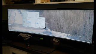 Dell U4919DW Monitor Unboxing Setup & Configuration