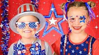 Fourth of July Makeup and Costumes!!!