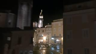 Piran nocą, Słowenia (8.09.2024 r.) #slovenia #travel #night #city #architecture #oldtown