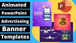 How to create Animated Advertising banners in powerpoint | Sales banner in powerpoint |