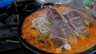 The narration for "Muju Jjambbong" [Muju best restaurants]