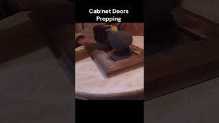 Cabinet Door Prepping #housepainting #cabinetpainting