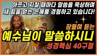 잠자며 듣는 예수님의 마음이 들려와지는 3시간 성경 낭독ㅣ핵심말씀, 성경듣기, 성경읽기, 읽어주는성경, 성경낭독, 필수 성경암송구절