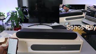 How To Connect Sonos Ray To WIFI, TV With Optical Cable and Audio Demonstration