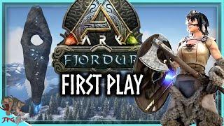 100 DAYS AS A VIKING IN ARK! Day 1 - Surviving Fjordur! A Viking Saga! Modded Ark