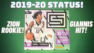 2019-20 PANINI STATUS BASKETBALL TMALL HOBBY BOX! * PULLED A ZION ROOKIE & GIANNIS NUMBERED CARD! *