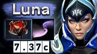 Быстрый фарм, много урона, керри Луна - Luna 7.37 DOTA 2