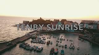 TENBY Sunrise Drone video. WHAT A BEAUTIFUL TOWN!