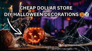 DIY Dollar Store Halloween Decorations: Cheap & Spooky Ideas on a Budget 