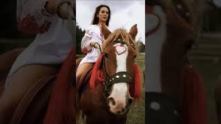 Riding Freely: A Girl's Journey on Horseback | Queen of Vibes #attitude #love #song #music