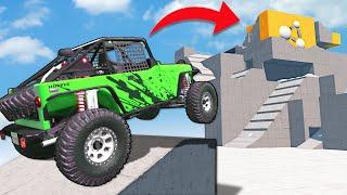 CLIMBING TO THE TOP WITH STUNTS! - BeamNG Drive Multiplayer Mod