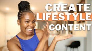 How to create LIFESTYLE content for beginners | No niche? no problem