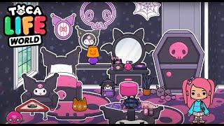 Making Kuromi's House Wednesday Edition | Hello Kitty & Friends | Toca Life World | Toca Boca