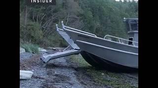 Hard Drive Marine made this walking boat