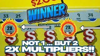 ‼️NOT 1 … But 2 2X MULTILIERS‼️Quick Wins20X the Money  Plus The CashGeorgia Lottery Tickets