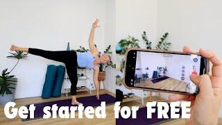 Film professional yoga videos with ONLY your phone. DETAILED step-by-step explanation