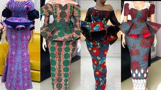 Ankara Styles 2021: African Lace Dress Styles || Model Pagne Africain