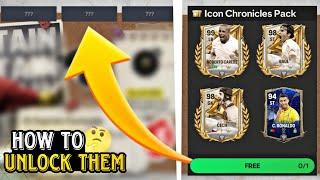 How to Unlock Roberto Carlos & Raul & Cech Icon Chronicles Chapters in FC Mobile 