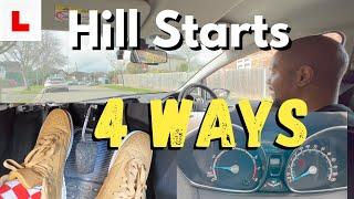 How to do a hill start in a manual car the easy way | 4 ways to do a hill start without stalling UK