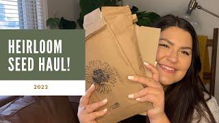 SEED HAUL 2023!! & Lets Talk About Regionally Adapted Seeds