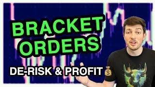 HOW TO MANAGE YOUR DAY TRADING ORDERS | Using Brackets for automatic order management