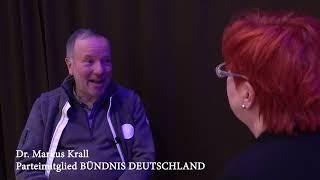 Dr. Markus Krall im Interview auf dem Bundesparteitag von BÜNDNIS DEUTSCHLAND