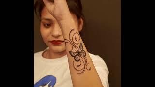 butterfly design Dark Ink tattoo studio Gaylord plaza choupati purana bazaar Dhanbad Jharkhand