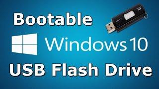 How to make a bootable pendrive in windows 10