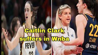 caitlin Clark is struggling in the Wnba after several defeats for the Indiana Fever