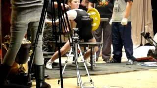 Maryana Naumova - RAW Bench Press 60kg@45kg W 11 years old - WORLDLIFTING
