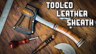 Making A Custom Tooled Leather Sheath For An Estwing Sportsman’s Axe - Leather Craft