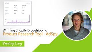 Winning Shopify Dropshipping Product Research Tool - AdSpy