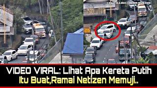 VIDEO VIRAL: Lihat Apa Kereta Putih Itu Buat,Ramai Netizen Memuji..