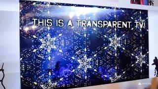 World's first Transparent TV by Panasonic & Panasonic Shinobi Ultra TVs