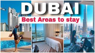 Where to stay in DUBAI  | Travel Guide |Best areas to stay | Budget Hotels in DUBAI  Food options