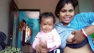 Indian mom breastfeeding video