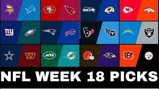 NFL Picks & *PREDICTIONS* for Week 18