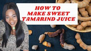 How To Make Sweet Tamarind Juice From Scratch #Shorts