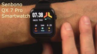 Senbono QX 7 Pro Smartwatch review | QX7 Pro Blood Glucose Smartwatch