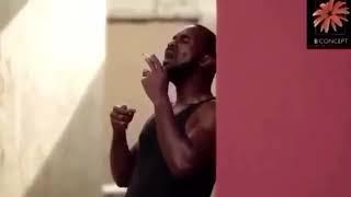 african man screams after smoking cig meme