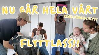 FAMILJENS FÖRSTA FLYTT