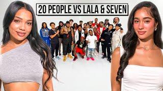 20 MEN VS 2 INFLUENCERS : LALA & SEVEN