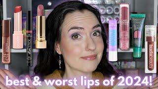 Ranking every lip product I tried in 2024 | Best & Worst Lipsticks of the Year!