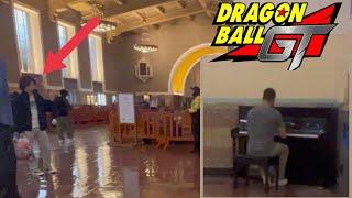 I played Dan Dan Kokoro Hikareteku from DragonBall GT on public piano at the Union Station