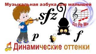 Динамические  оттенкиМузыкальная азбука До Ре Ми