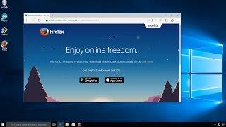 How to Install Mozilla Firefox on Windows 10