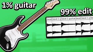 Making hyperpop with 1% guitar skill